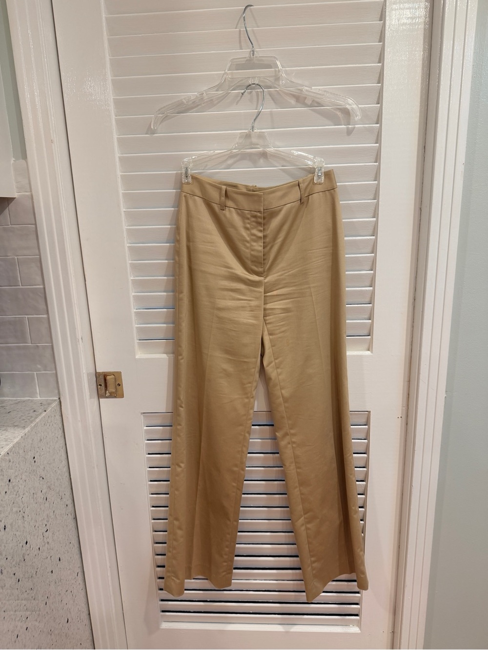 ANTONIO MELANI Beige Women's Two-Piece Tailored Pantsuit - Picture 5 of 5